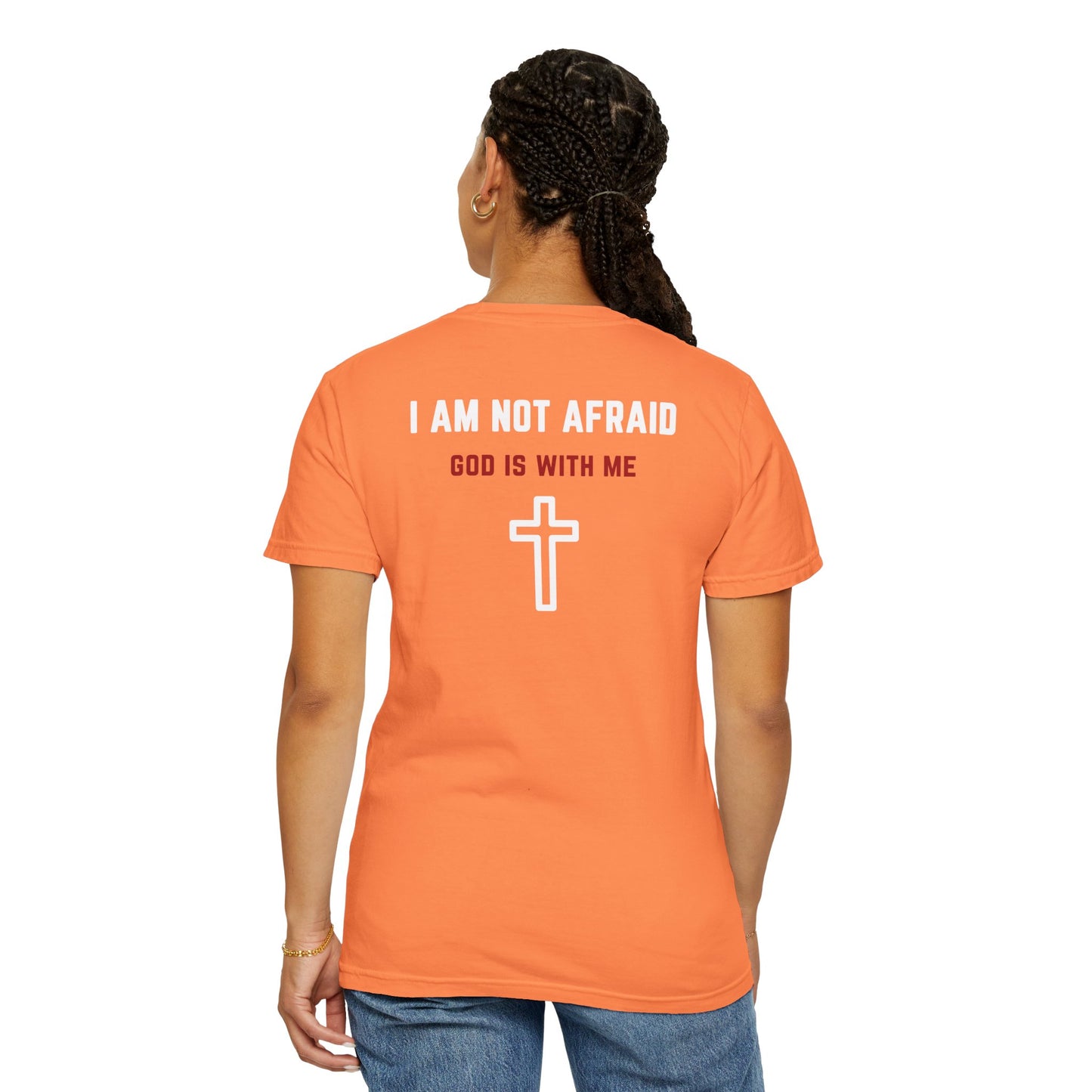 "I am not Afraid", Unisex T-shirt (Dark Colors)