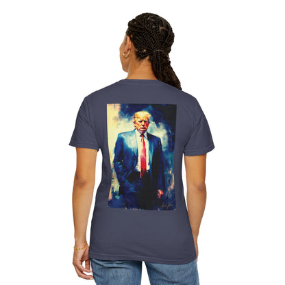 "Trump Portrait No. 6", Unisex T-shirt (Dark Colors)