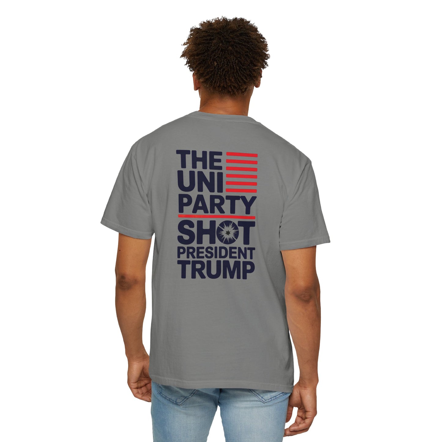 "The Uniparty Shot President Trump" #01, Unisex T-shirt