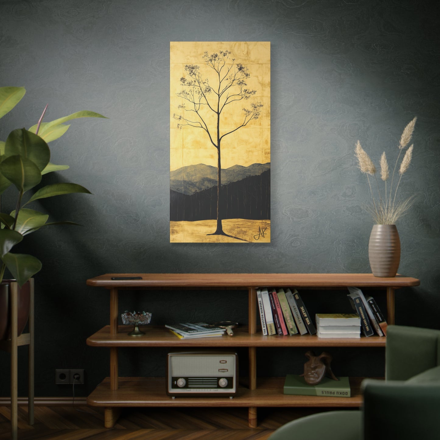 "Marker Tree of the Free Man", Fine Art Matte Canvas, Stretched, 1.25"