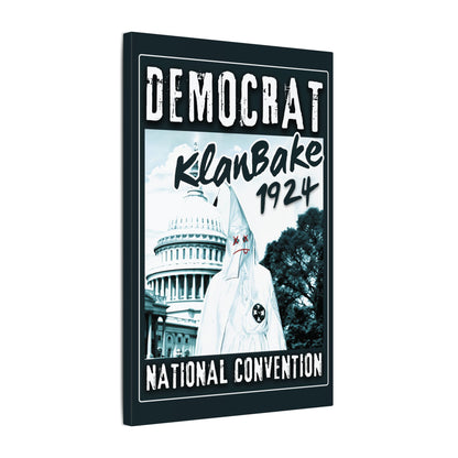 "Democrat KlanBake 1924", Matte Canvas Fine Art Print