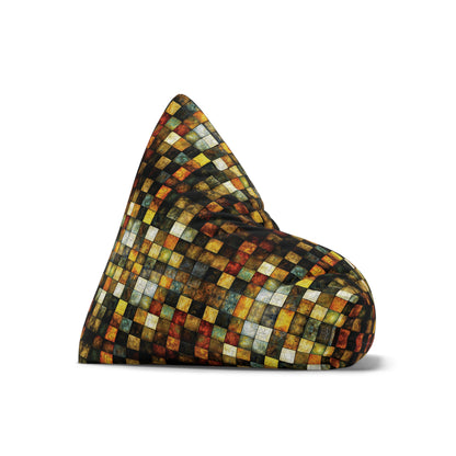 "Wood Block Pattern" #01, Bean Bag Chair Cover