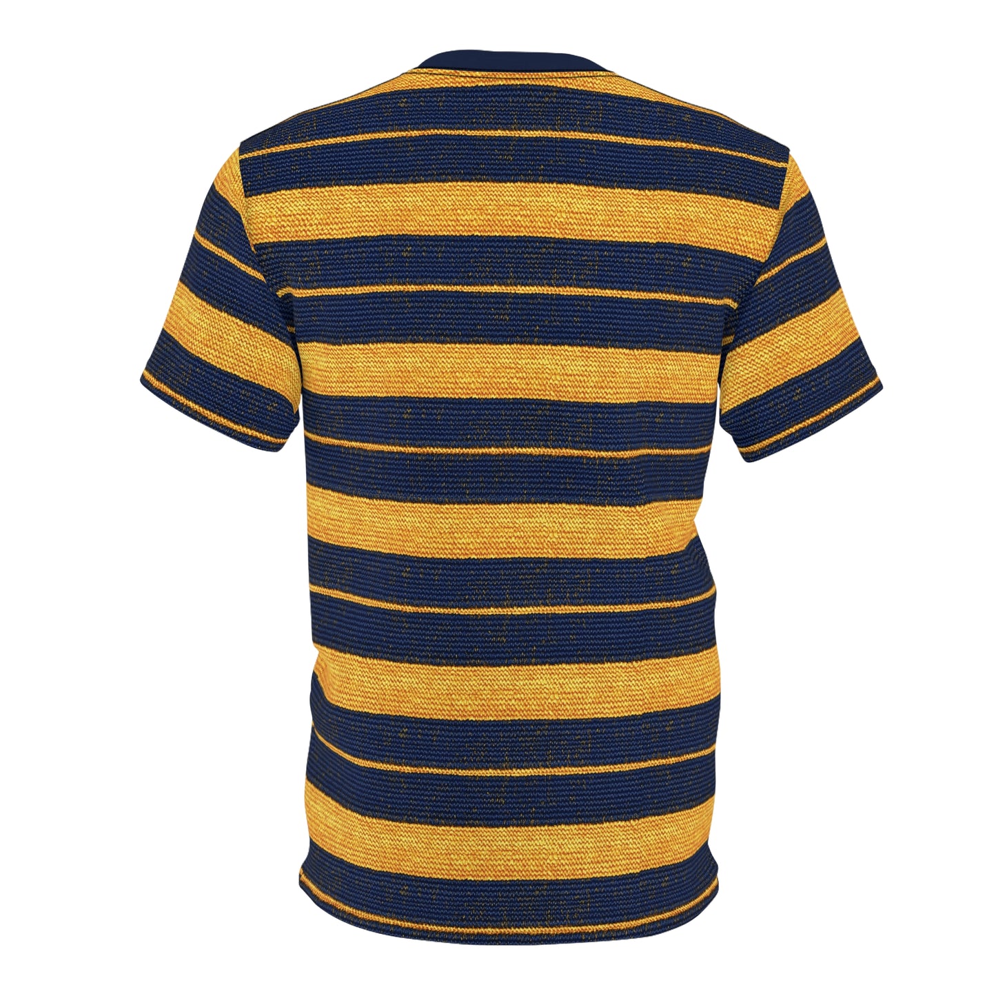 "Golden Ensign", Unisex Tee (Ensign Blue Collar)