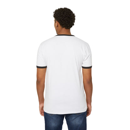 "Nothing Can Stop Trump", Unisex Cotton Ringer T-Shirt
