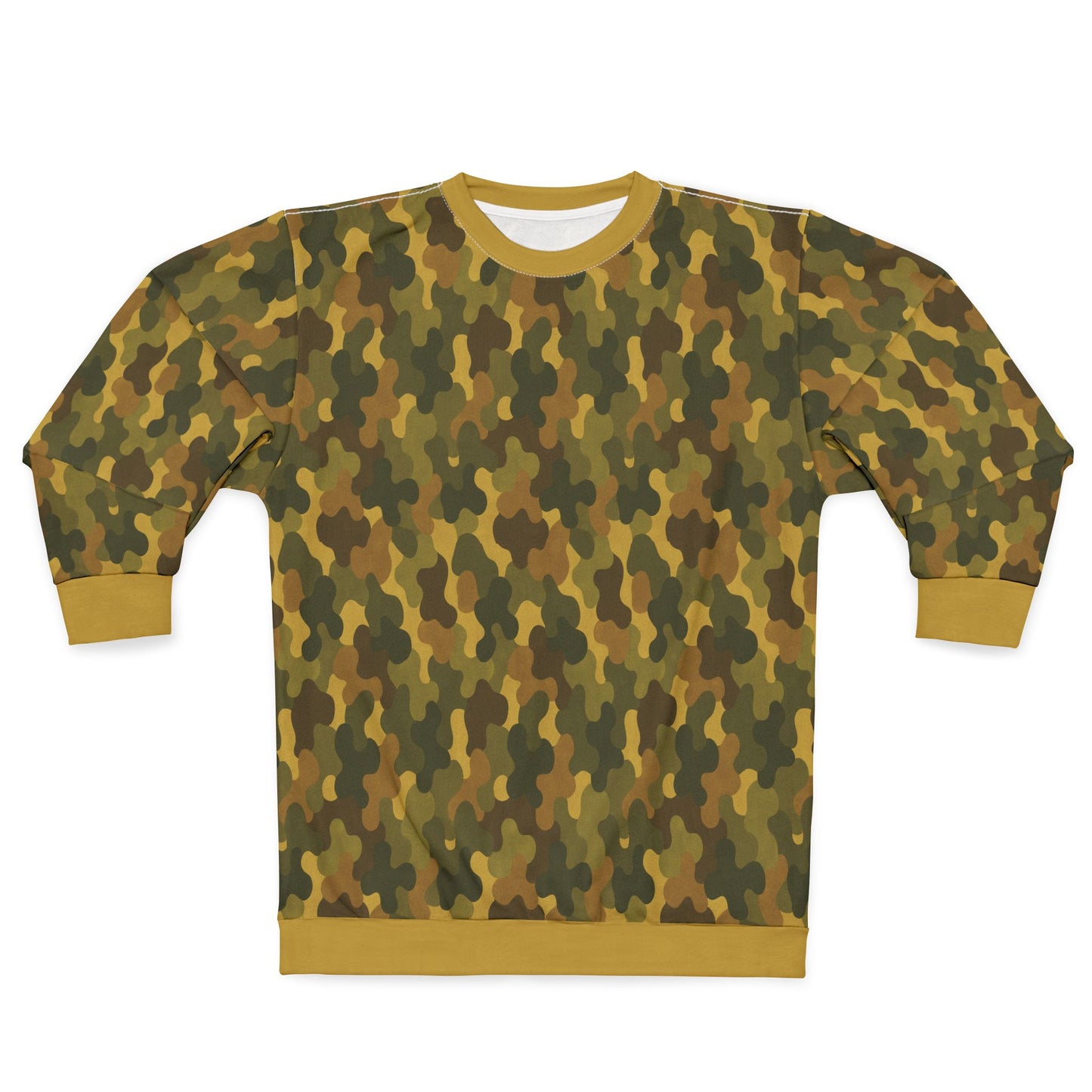 "SASR Day-Ops Camouflage", Unisex Sweatshirt (SASR Yellow Cuffs and Collar)