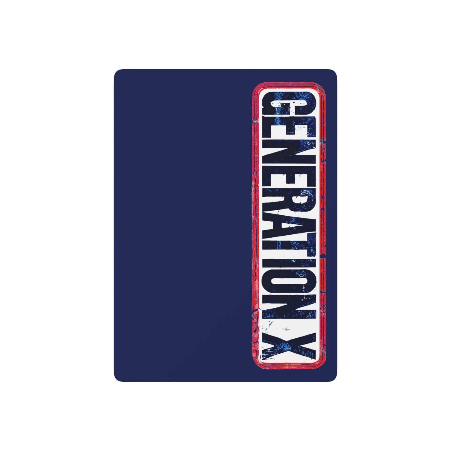 "Generation X", Retro Playing Cards (Norway Blue)