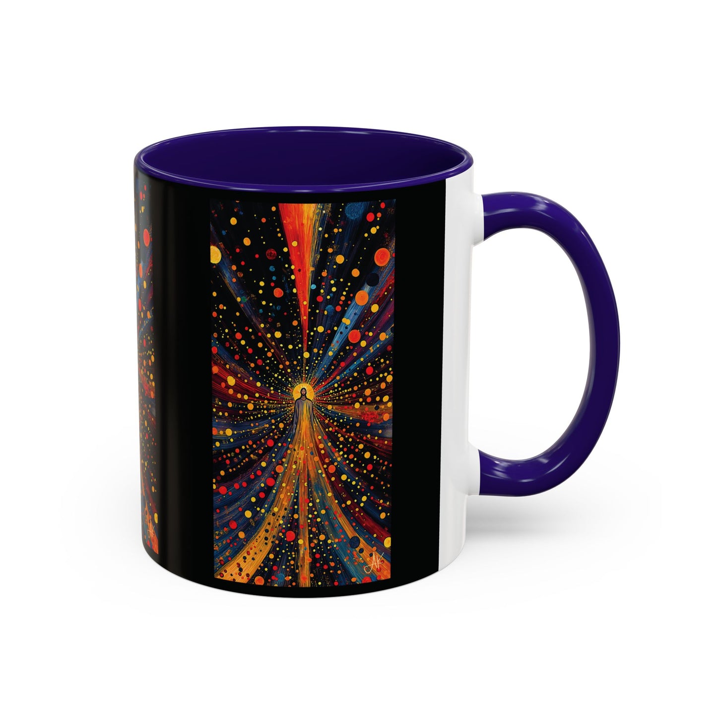 "Illuminated by Grace - 2 Corinthians 4:6", Colorful Mugs (11oz & 15oz)