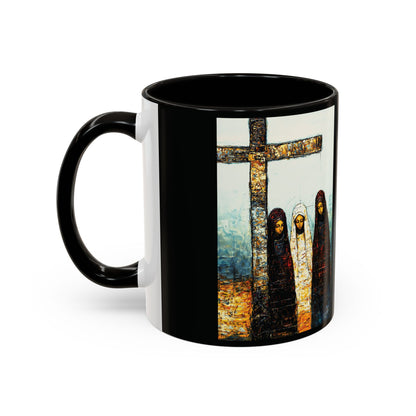 "At-the-Foot of the Cross - John 19:25", Colorful Mugs (11oz & 15oz)