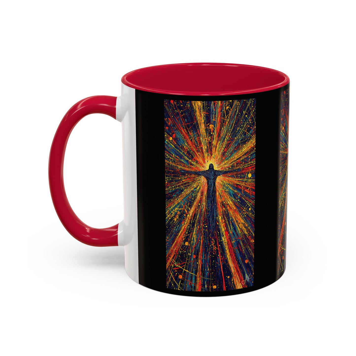 "Born Again in His Radiance - Isaiah 60:1", Colorful Mugs (11oz & 15oz)