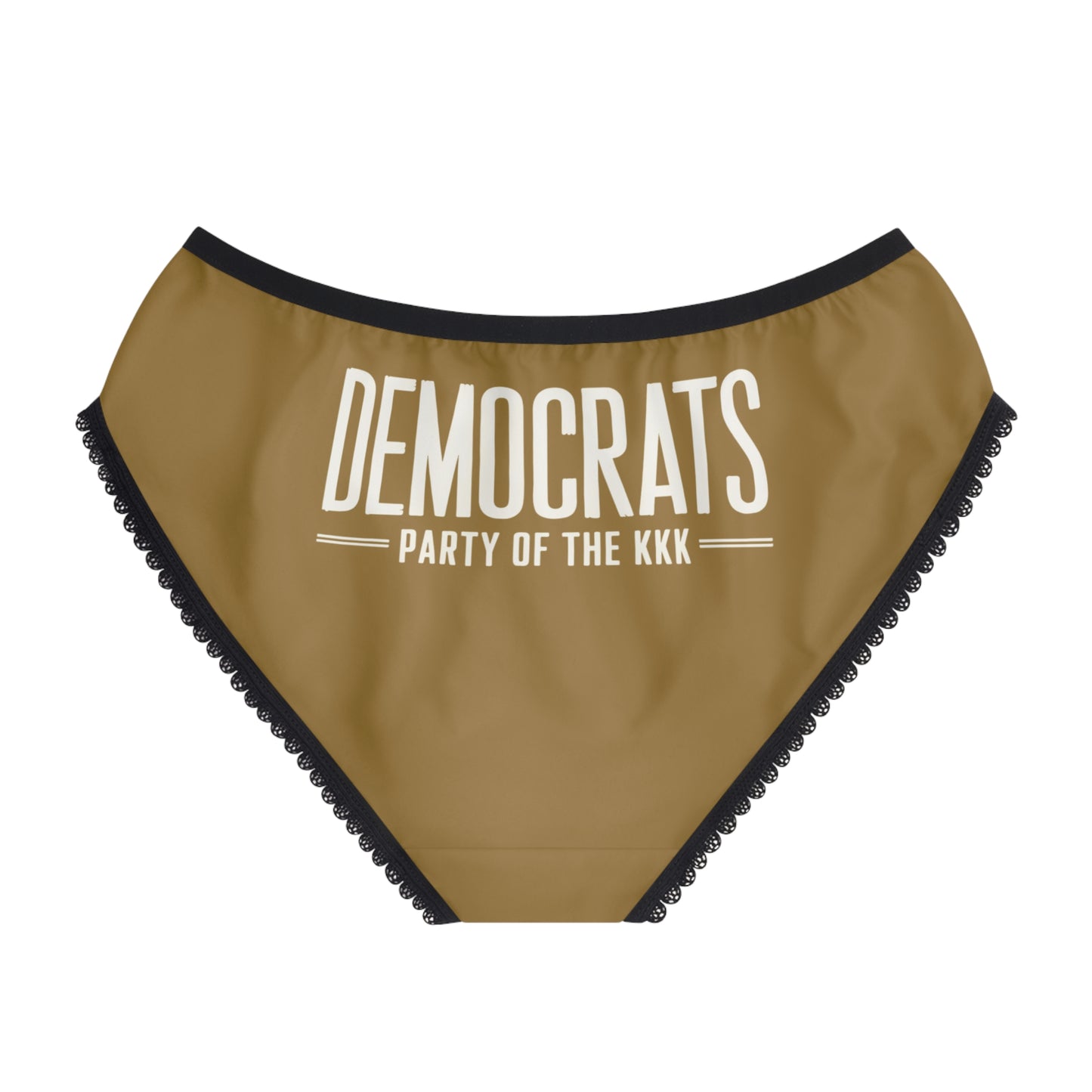 "Democrats - Party of the KKK", Women's Briefs (Sigil Core Gold)