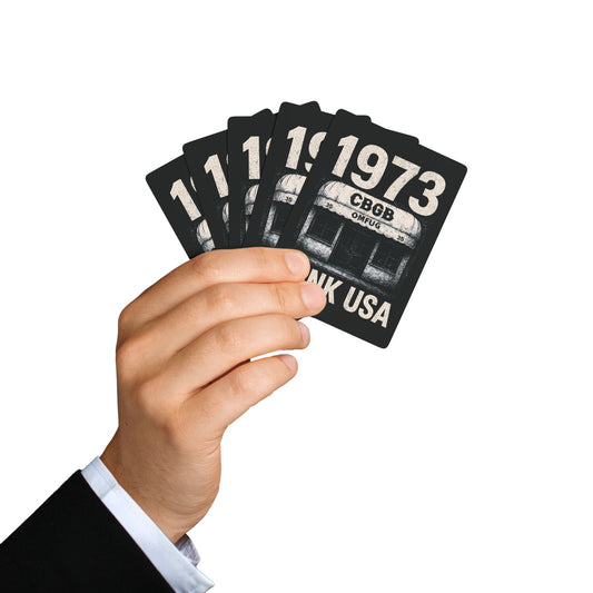 "1973 Punk USA", Cultural Playing Cards (70's Black)