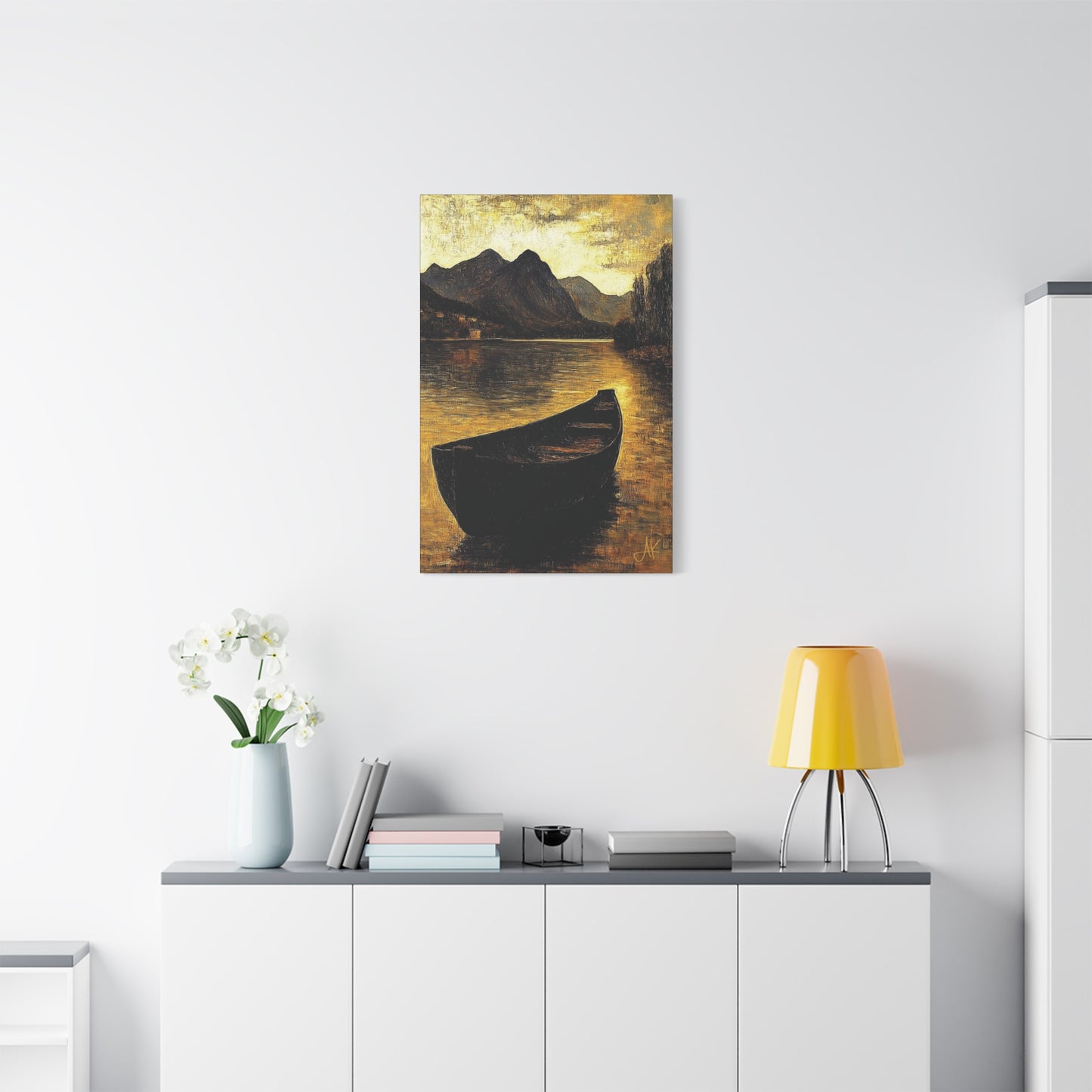 "By Oar and Tide: Ancient Gaelic Highways", Fine Art Matte Canvas, Stretched, 1.25"