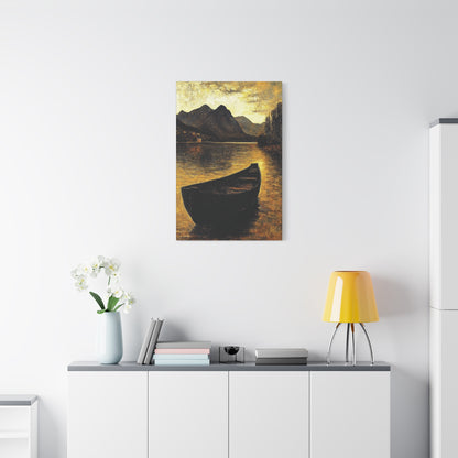 "By Oar and Tide: Ancient Gaelic Highways", Fine Art Matte Canvas, Stretched, 1.25"