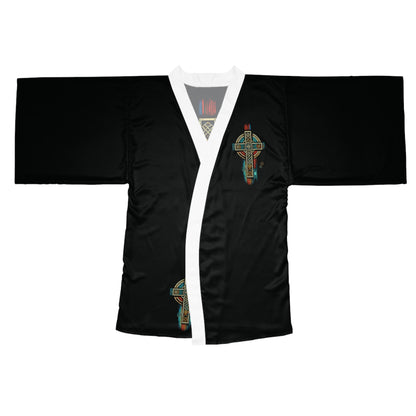 "Ancestral Faith", Long Sleeve Kimono Robe