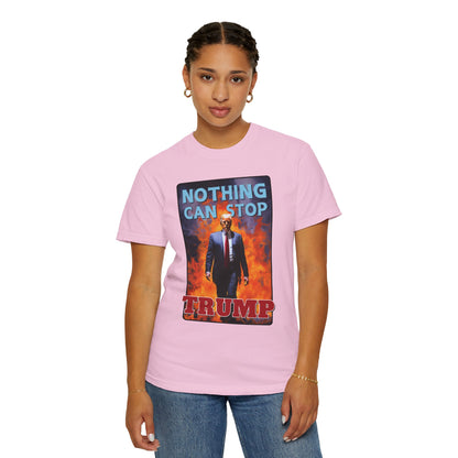 "Nothing Can Stop Trump", Unisex T-shirt (Light Colors)