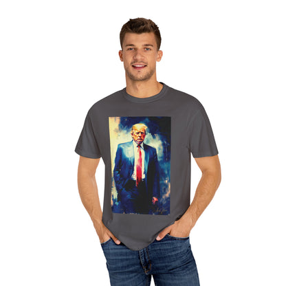 "Trump Portrait No. 6", Unisex T-shirt (Dark Colors)