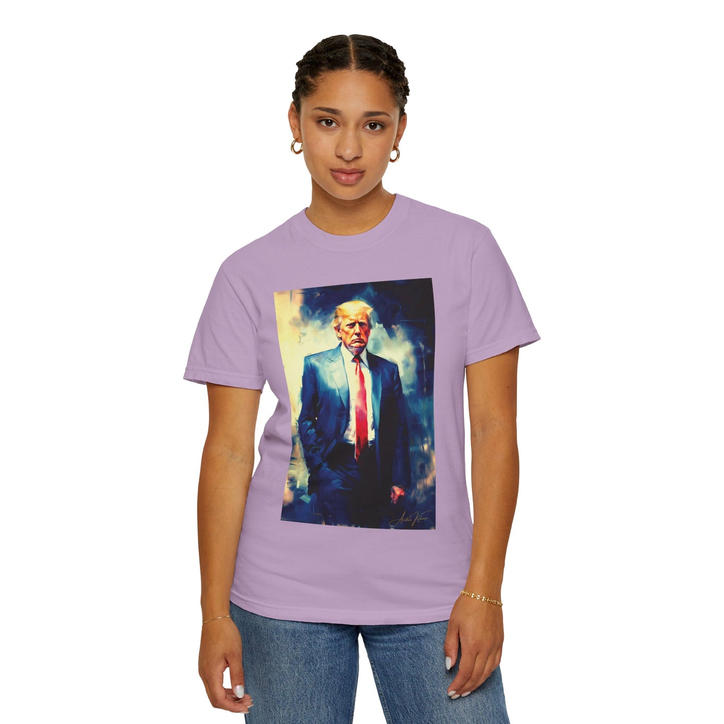 "Trump Portrait No. 6", Unisex T-shirt (Light Colors)