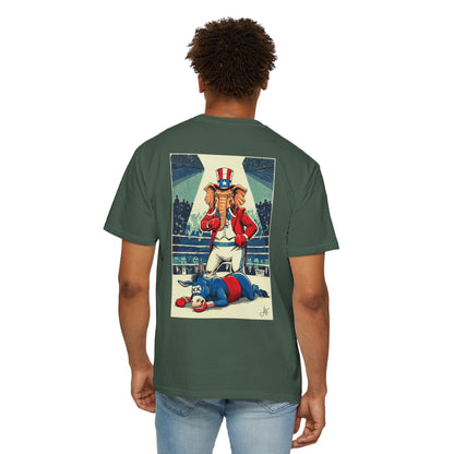 "Brutal Woke Knockout 2024", Unisex T-shirt (Dark Colors)