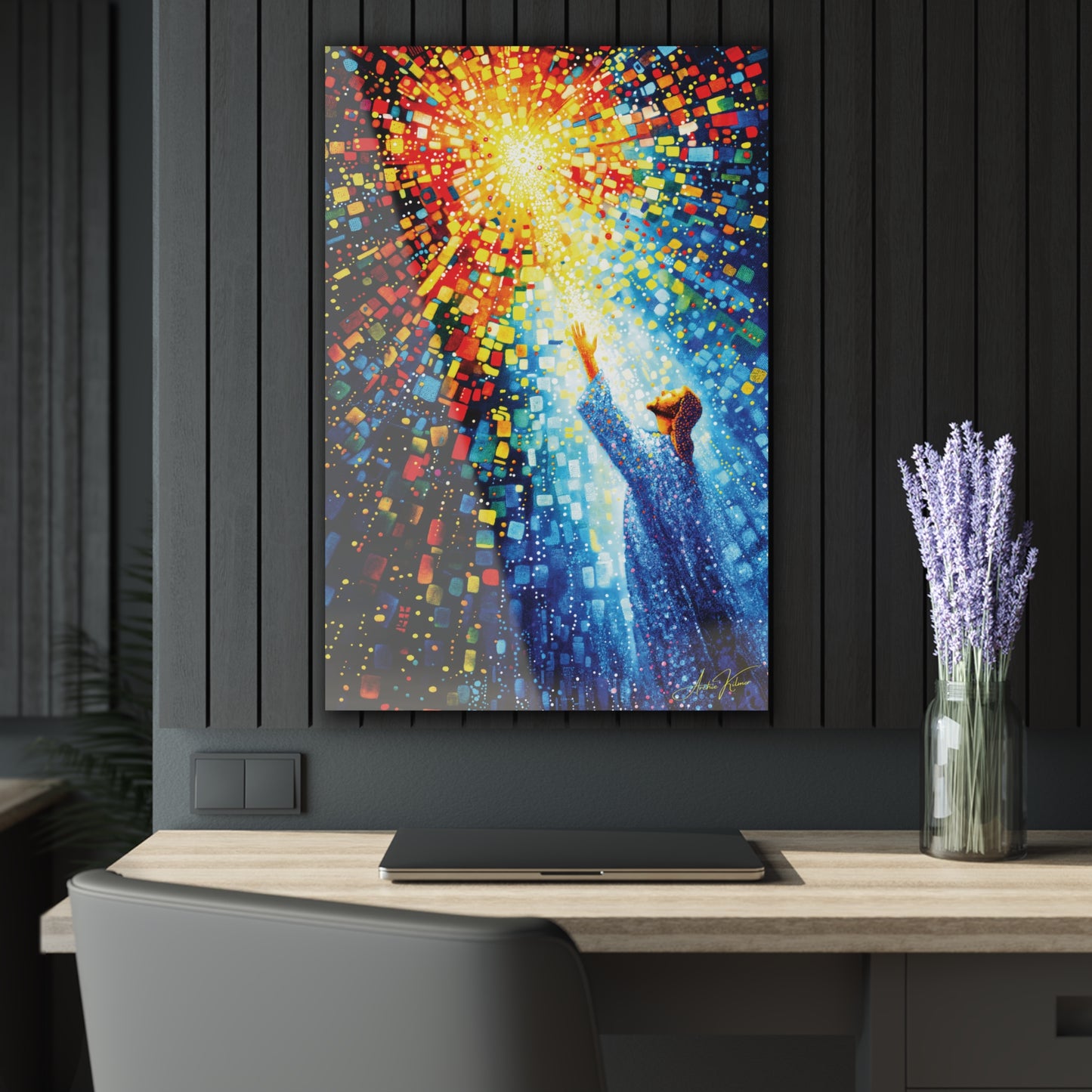 "Father and Son", Fine Art Acrylic Wall Prints (French Cleat Hanging)