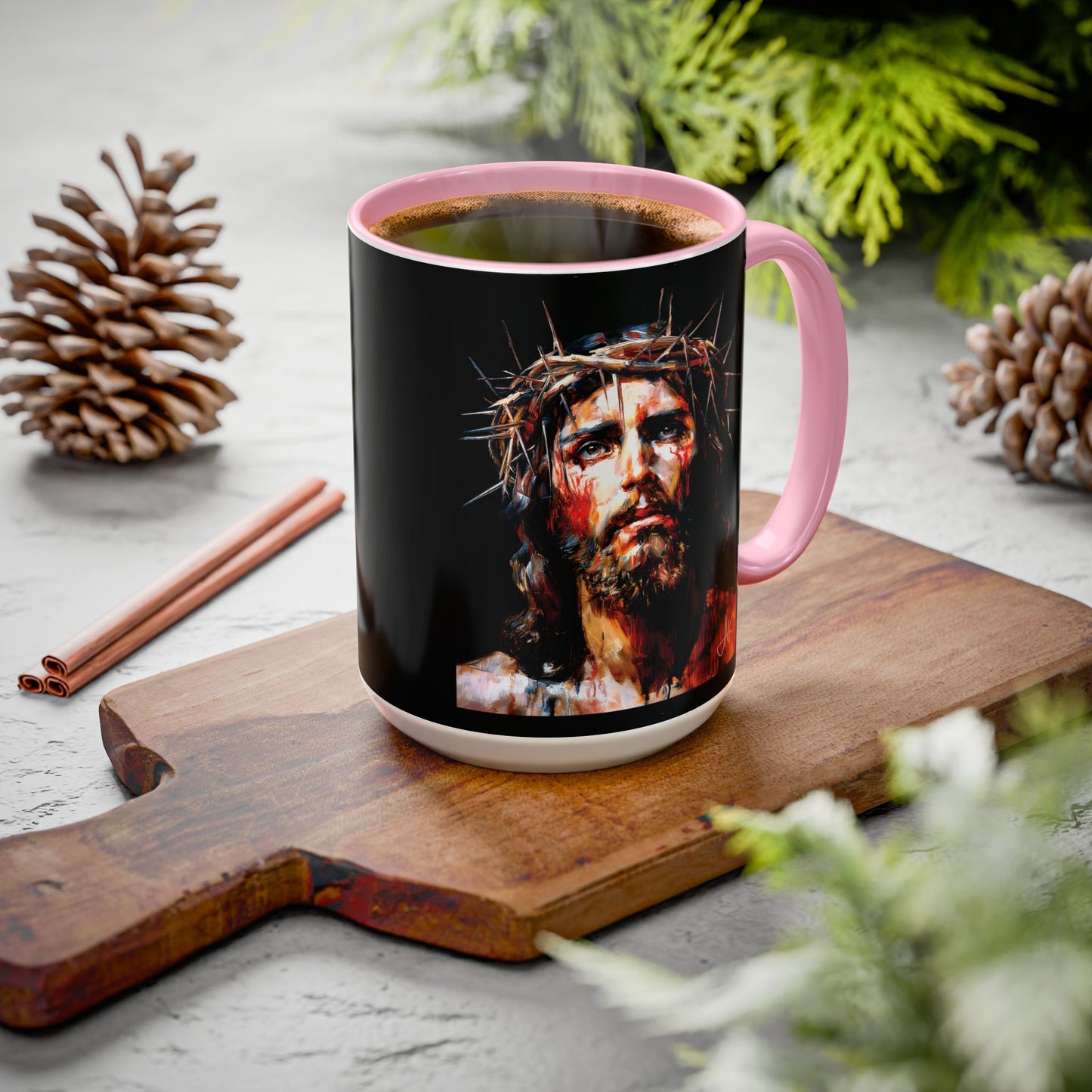 "Crown of Thorns", Colorful Mugs (11oz, 15oz)