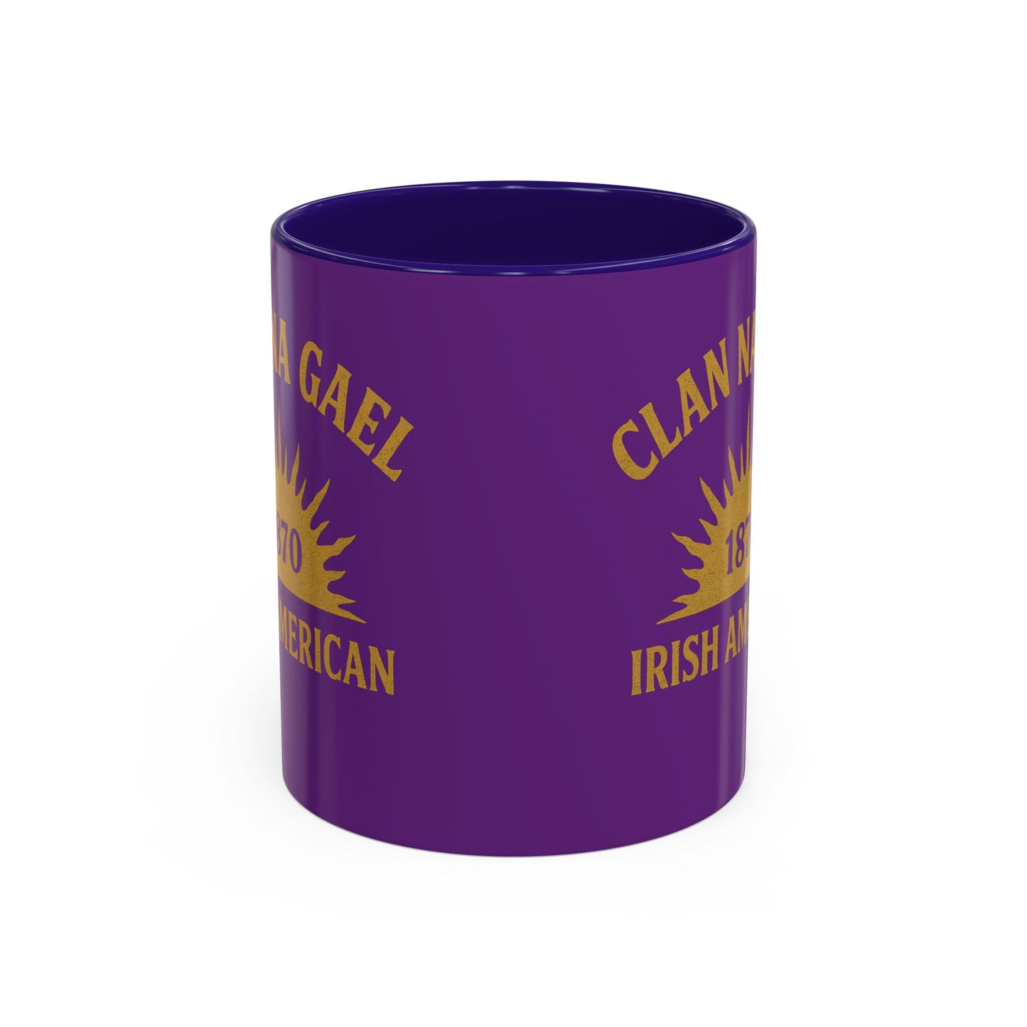 "Clan na Gael - Irish American", Colorful Mugs (11oz, 15oz) (Vesper Violet)