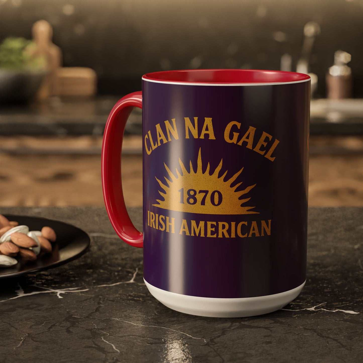 "Clan na Gael - Irish American", Colorful Mugs (11oz, 15oz) (3B0A4F)