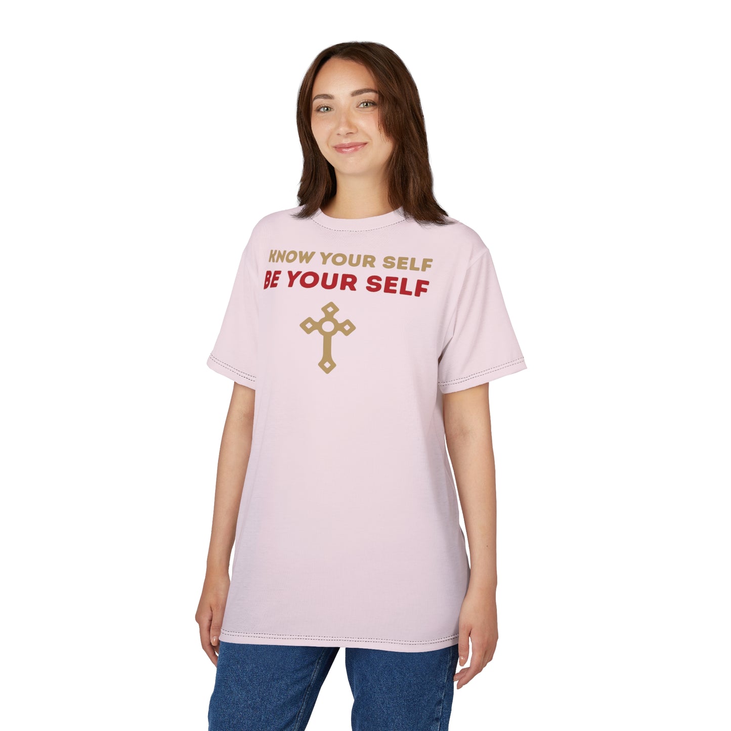 "Know Your Self", Unisex T-shirt (Pink Tutu)