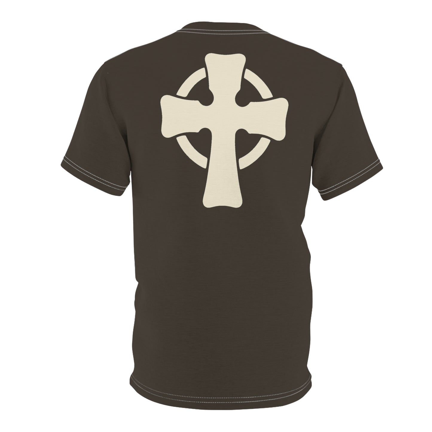 "Retro Jesus", Unisex T-shirt (Turkish Coffee)