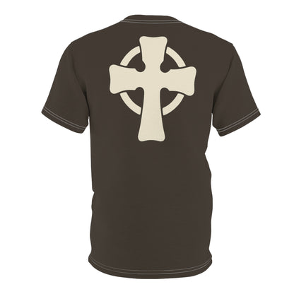 "Retro Jesus", Unisex T-shirt (Turkish Coffee)