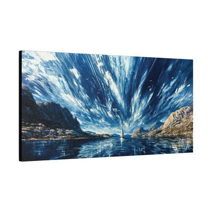 "Ancient Highway Racing Riven Sky", Fine Art Matte Canvas, Stretched, 1.25"