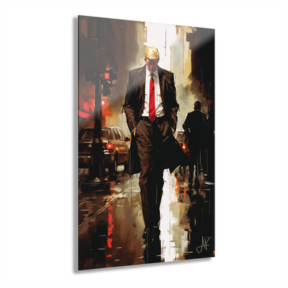 "Future President - 1970's New York", Acrylic Wall Prints (French Cleat Hanging)