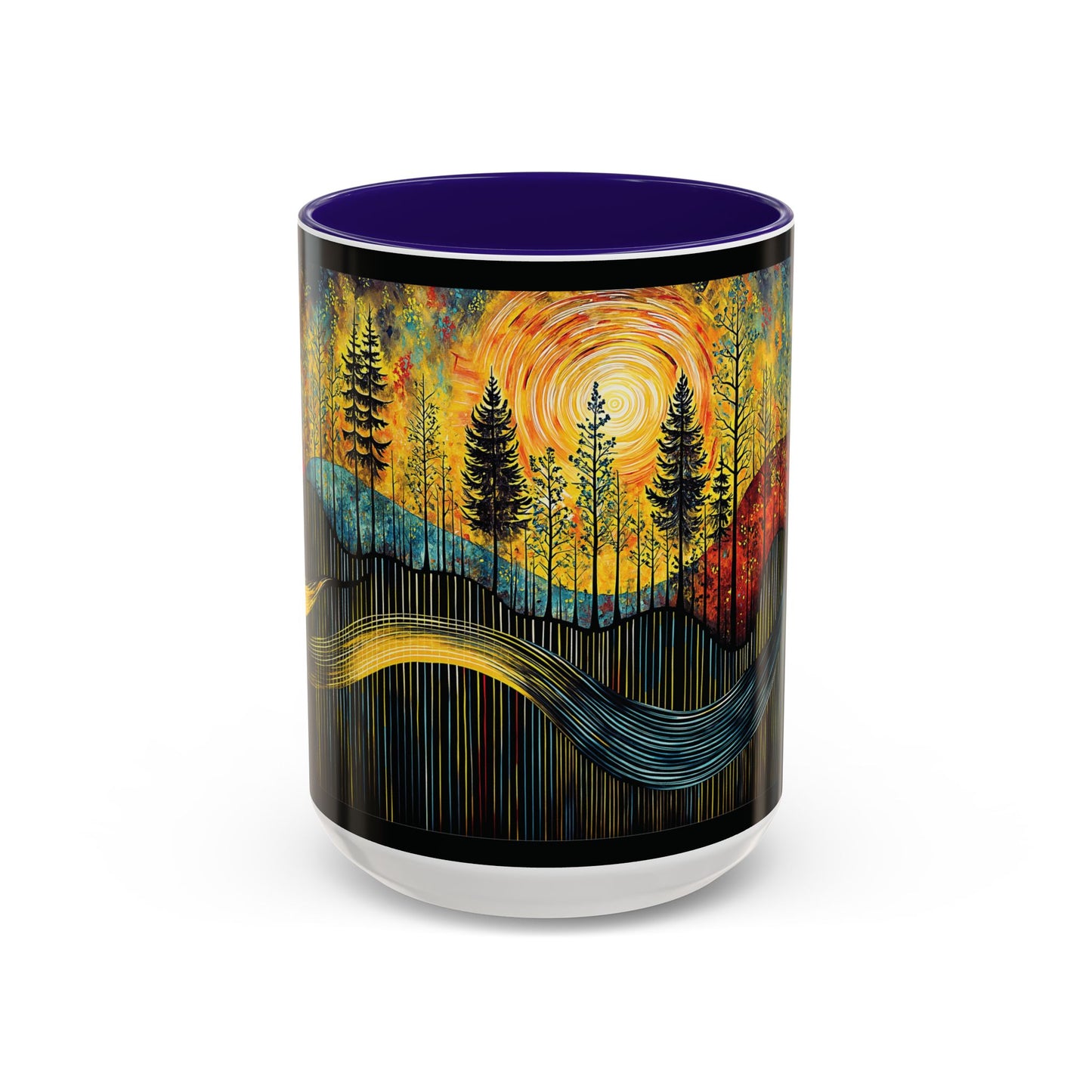 "Sacred Resonance", Colorful Mugs (11oz, 15oz)