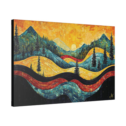 "Vintage Vista", Stretched Classic Canvas Fine Art Print