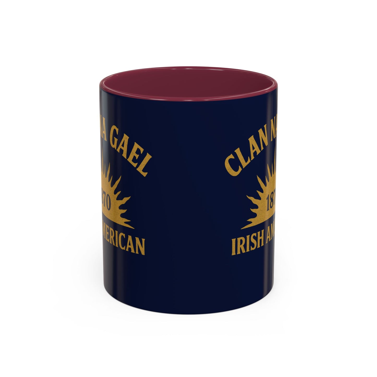 "Clan na Gael - Irish American", Colorful Mugs (11oz, 15oz) (Mariana Blue)