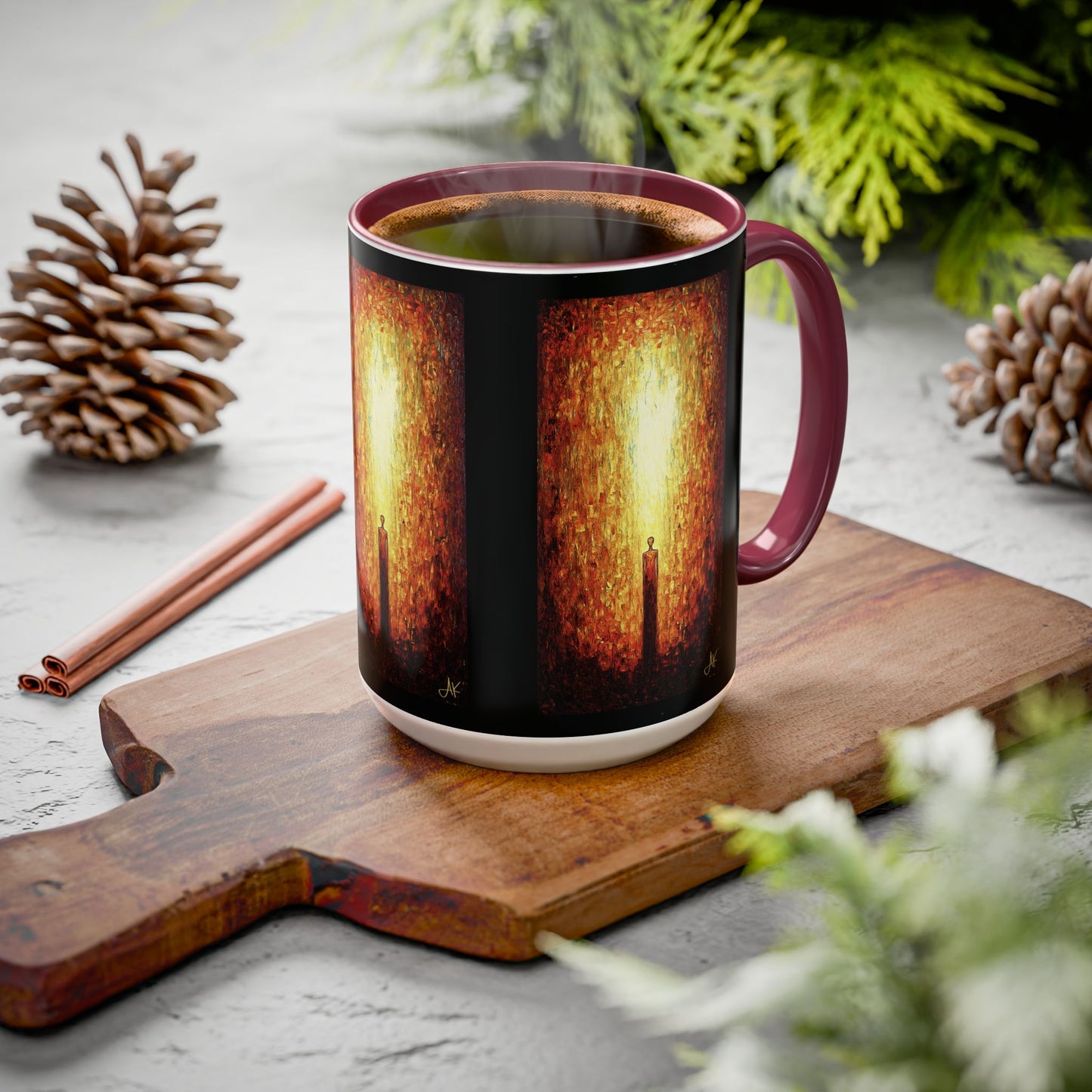 "Born of His Light", Colorful Mugs (11oz, 15oz)