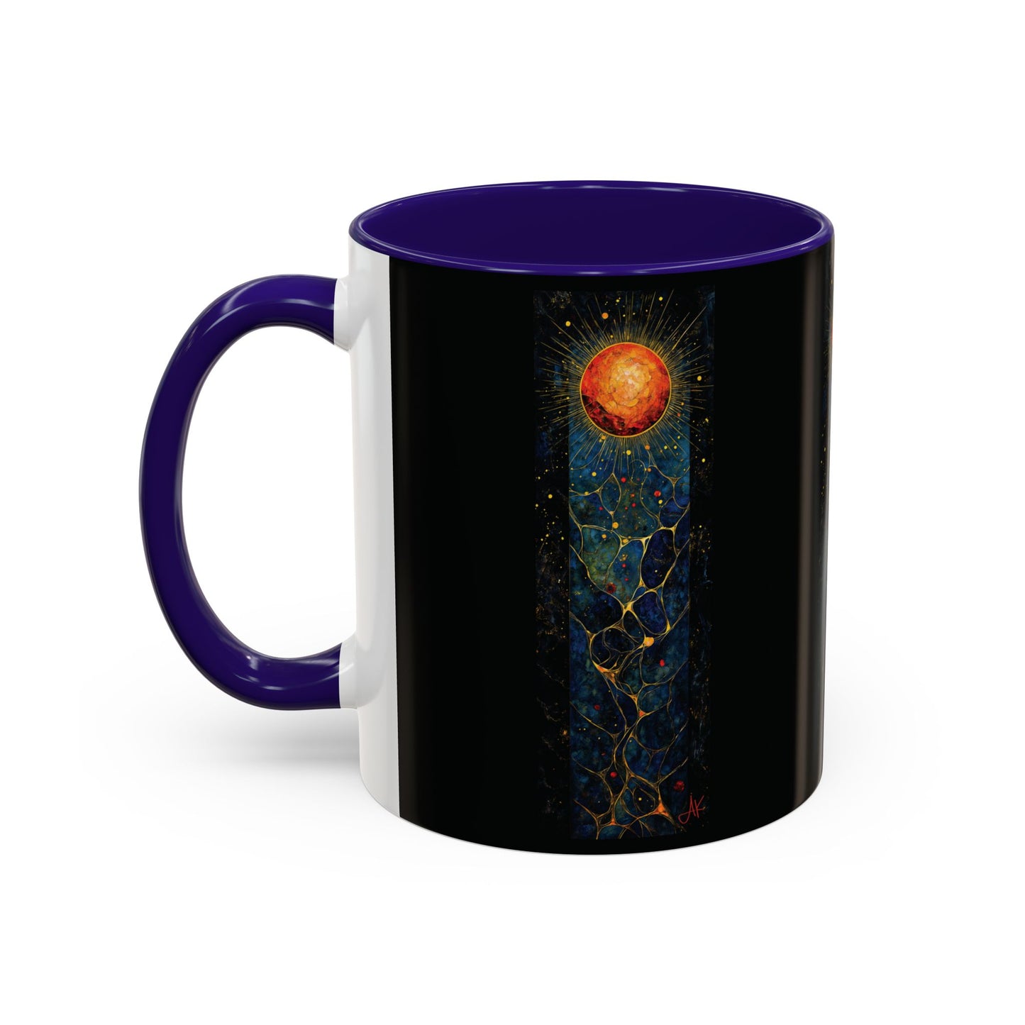 "The Living Light (John 8:12)", Colorful Mugs (11oz, 15oz)