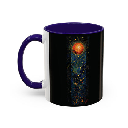 "The Living Light (John 8:12)", Colorful Mugs (11oz, 15oz)