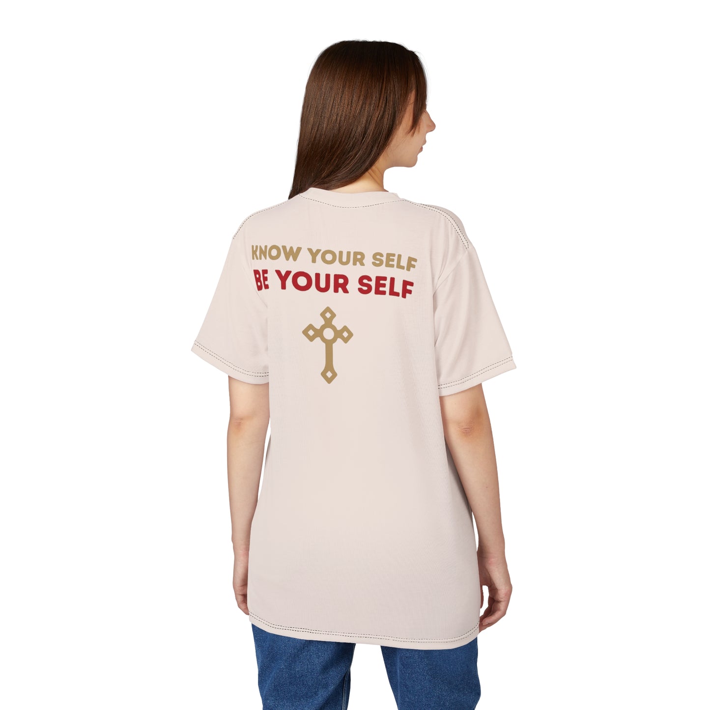 "Know Your Self", Unisex T-shirt (Angel Wings)