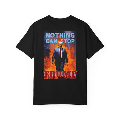 "Nothing Can Stop Trump", Unisex T-shirt (Dark Colors)