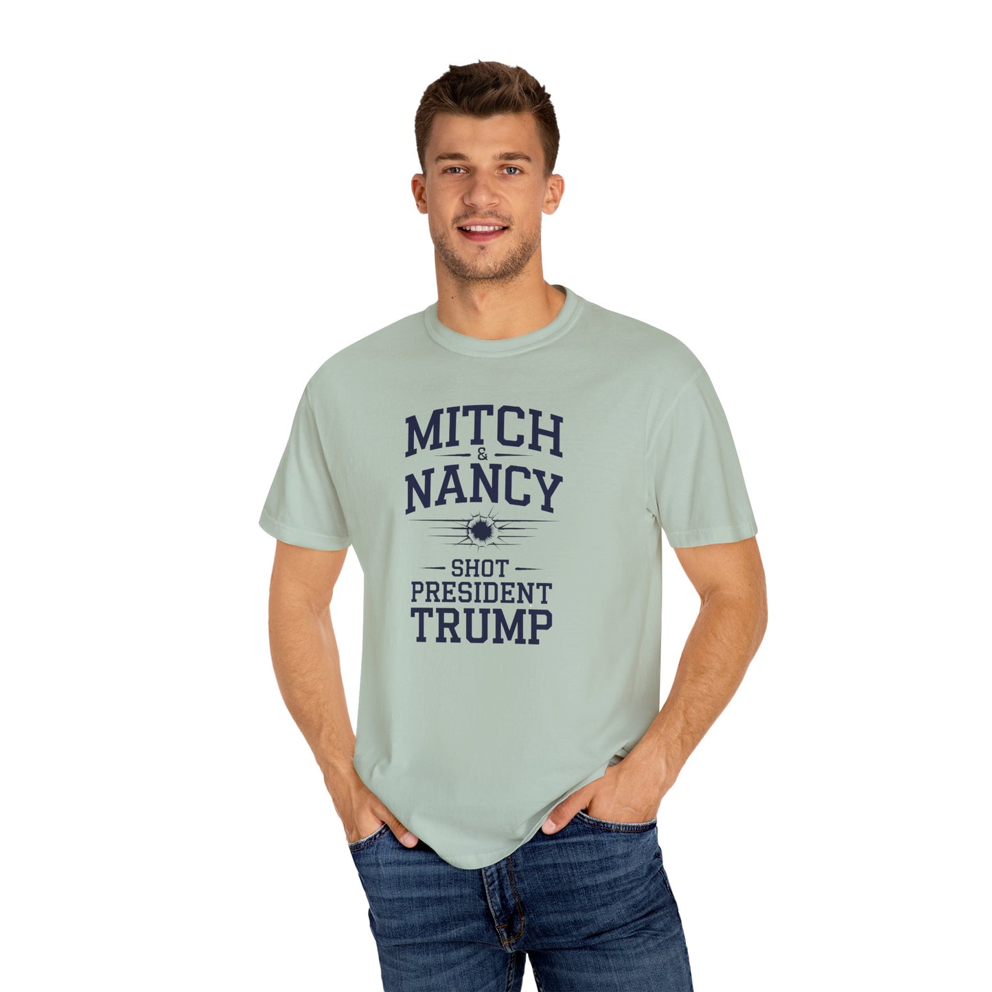 "Mitch & Nancy Shot President Trump", Unisex T-shirt