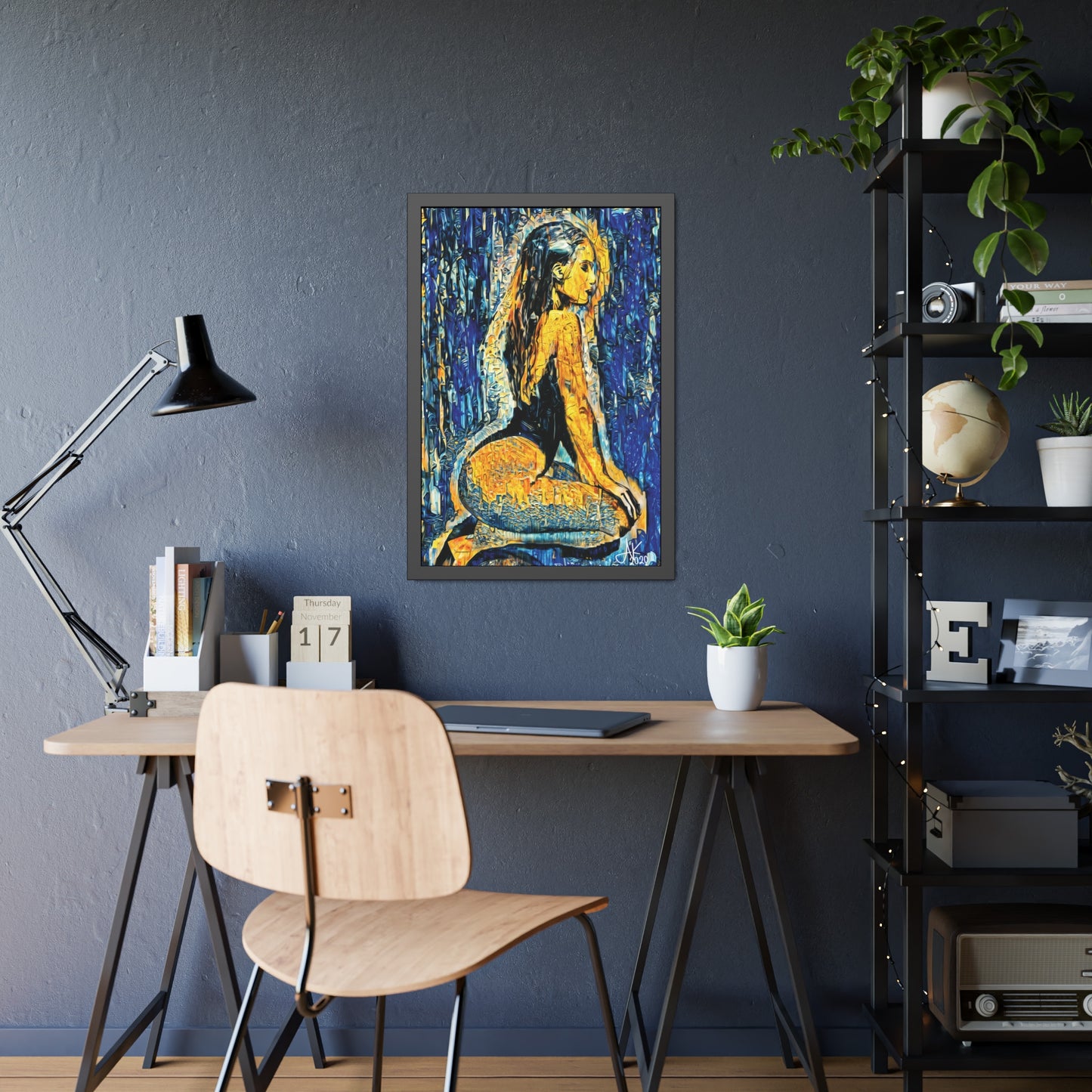 "Faith Remains (Alpia)", Fine Art Framed Paper Poster