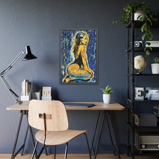 "Faith Remains (Alpia)", Fine Art Framed Paper Poster