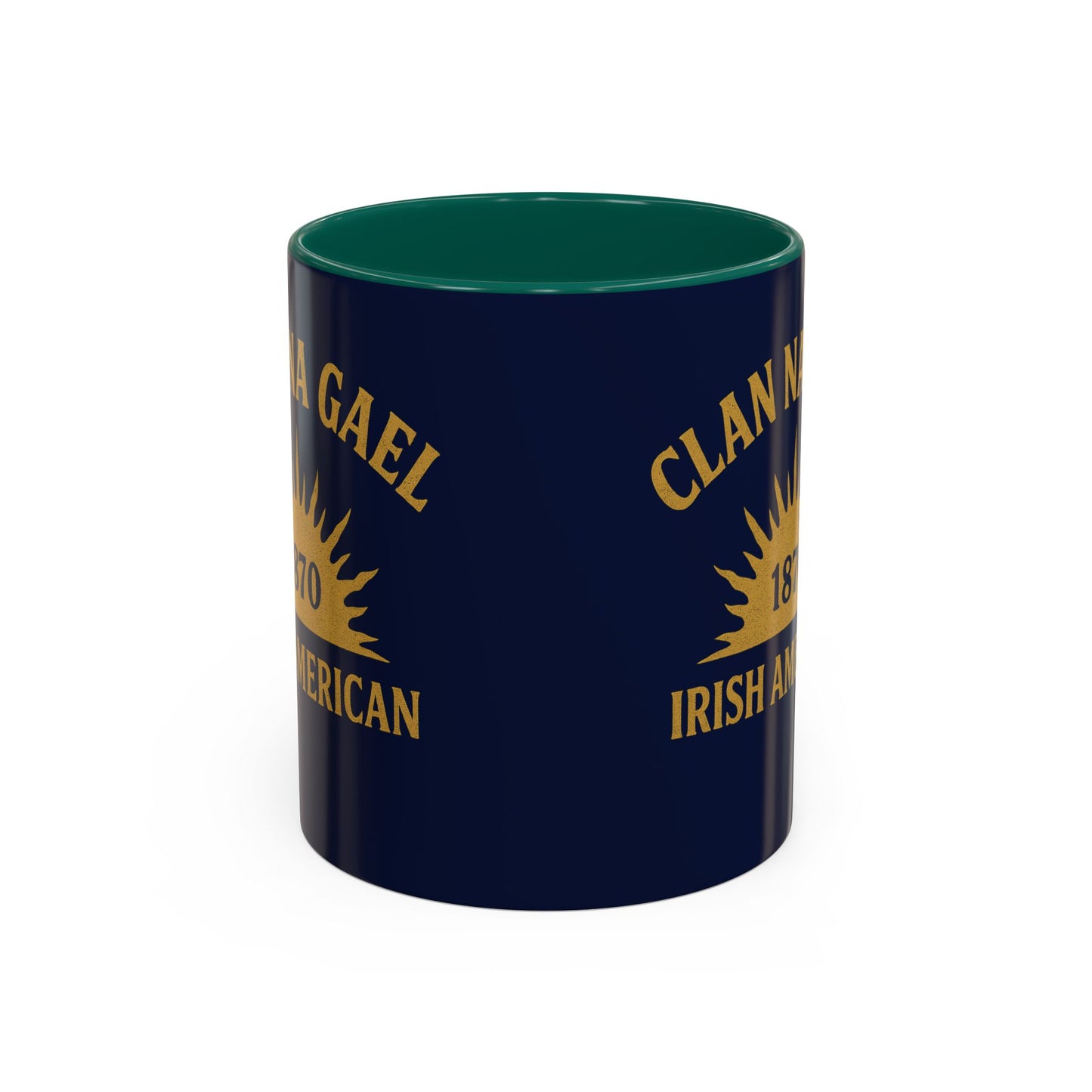 "Clan na Gael - Irish American", Colorful Mugs (11oz, 15oz) (Mariana Blue)