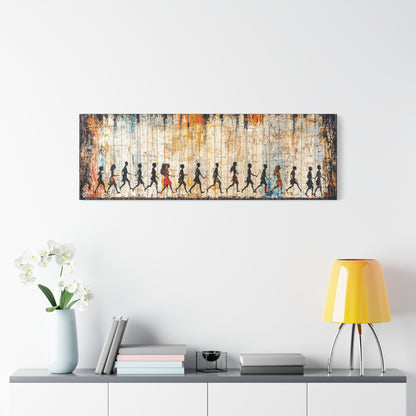 "Lockstep: Diversity Without Difference", Fine Art Matte Canvas, Stretched, 1.25"