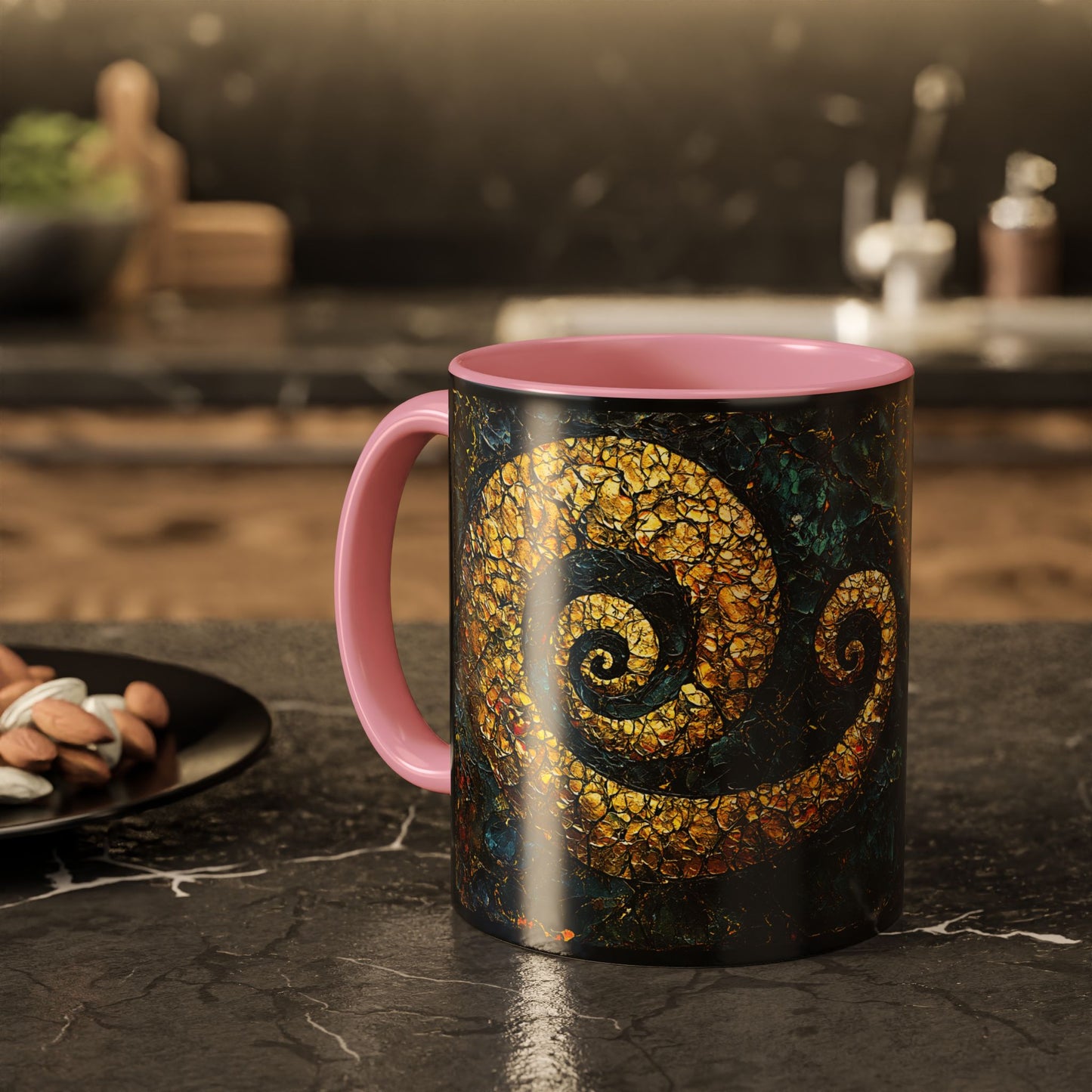 "From Stone to Savior's Light", Colorful Mugs (11oz, 15oz)