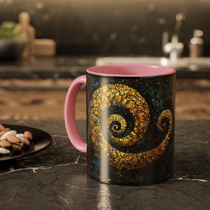 "From Stone to Savior's Light", Colorful Mugs (11oz, 15oz)