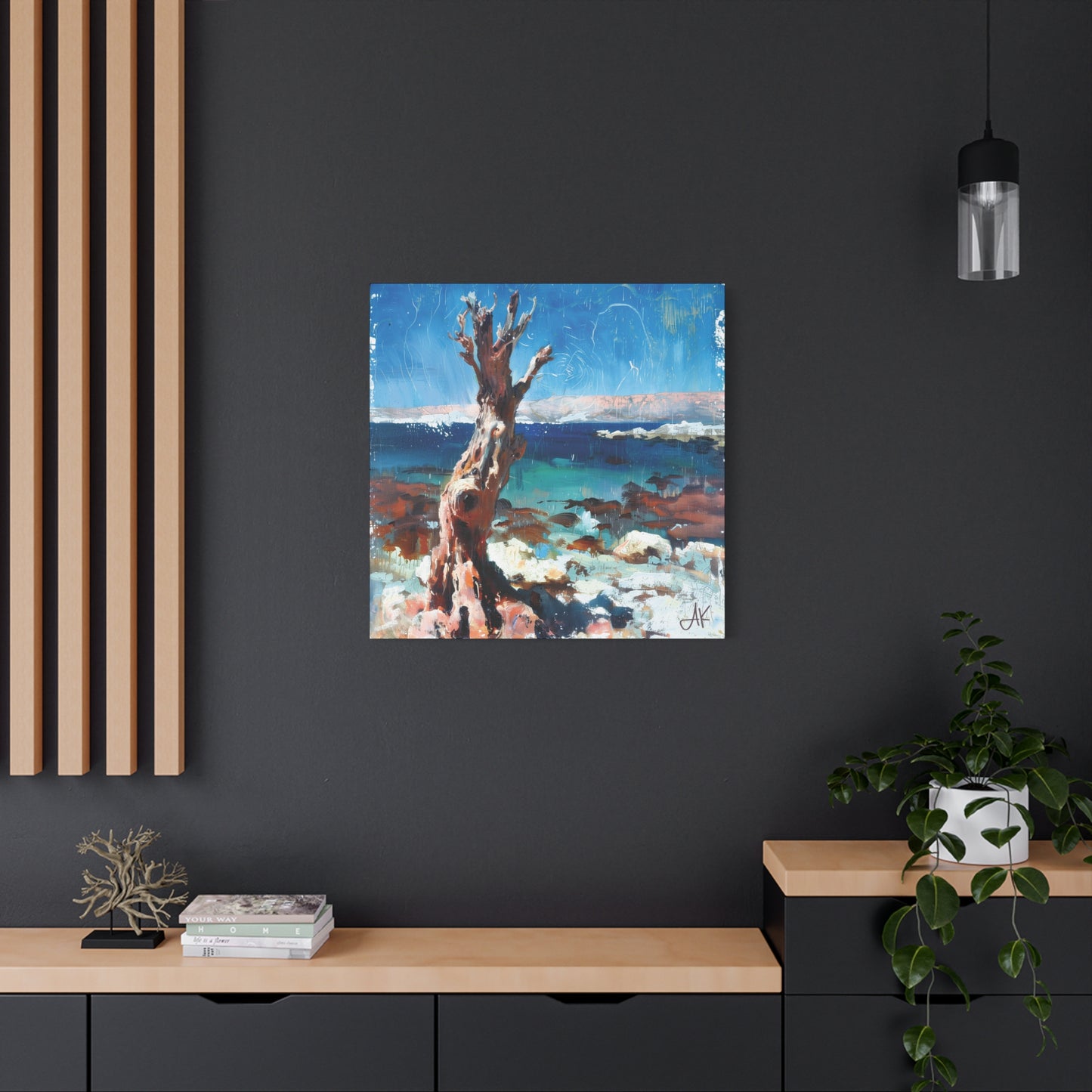 "Littoral Watch – Relic of the Gaelic Coast", Fine Art Matte Canvas, Stretched, 1.25"