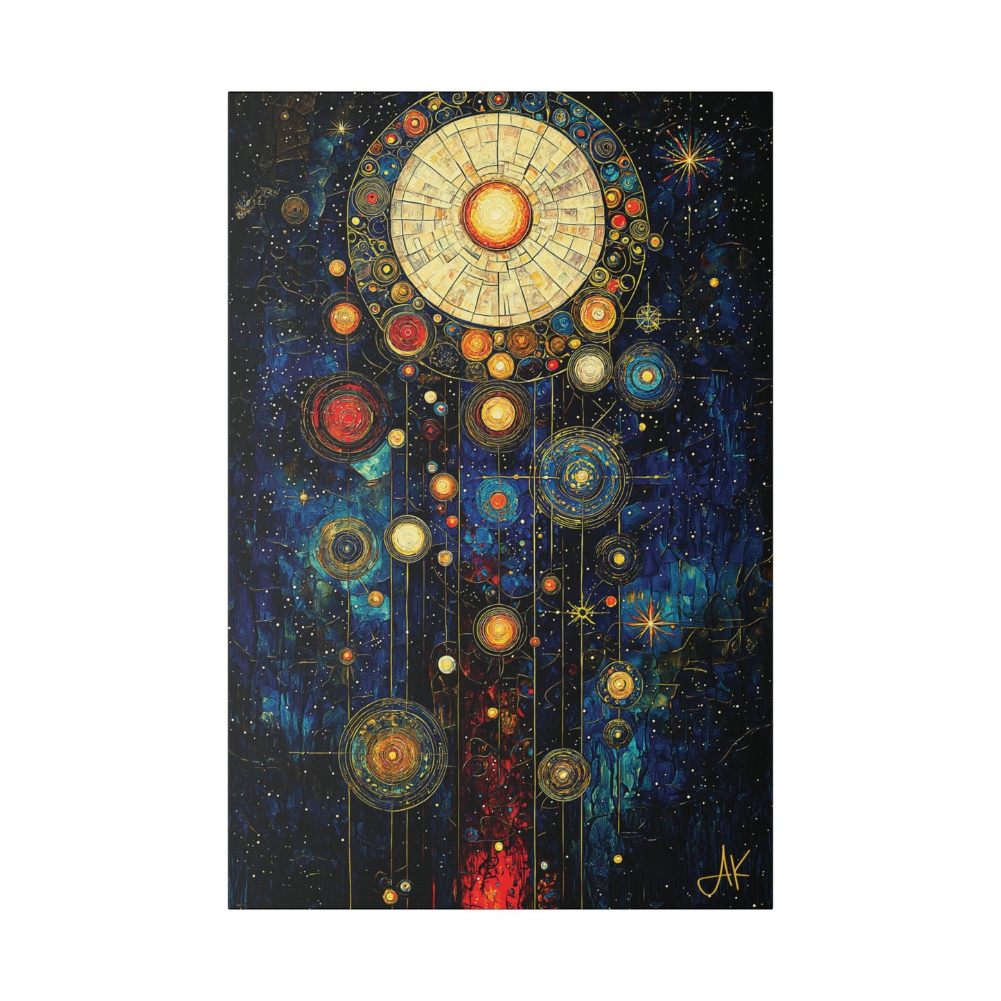 "Ancient Connection to God", Stretched Classic Canvas Fine Art Print