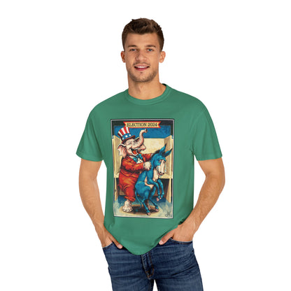 "MAGA Spanked the Donkeys 2024", Unisex T-shirt (Dark Colors)