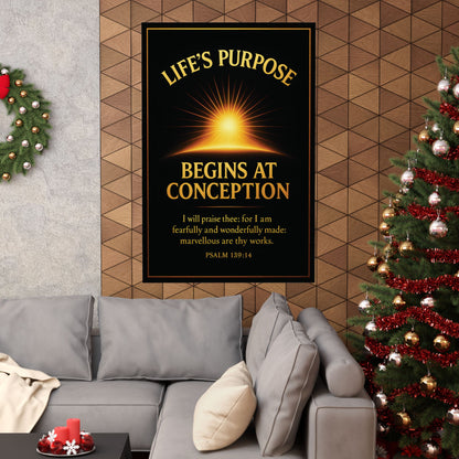 "Life's Purpose, Psalm 139:14", Poster